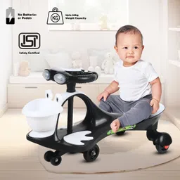 baby smile Baby Cars for Kids Car Ride on Toy Baby Cars for Kids | Ride On Car Toy bucket Tricycle image 2