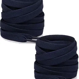 house of common Shoe Laces Navy Blue Flat 90cm shoe laces for canvas sneakers Navy Blue shoes Shoe Lace-image-73