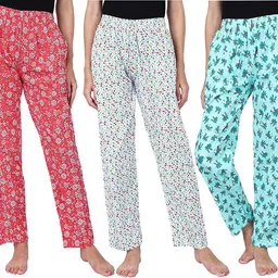 Pack of 3 pajama pack-3 Women Pyjama-image-0