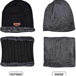 azain Self Design Beanie image 4