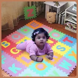 athrav toys Microfiber Baby Play Mat image 1