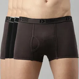 dixcy scott Pack of 4 Cotton Underwear Solid Men Trunk-picture-21