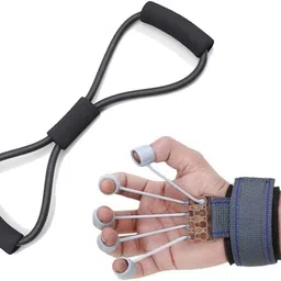 fitnesstricks Finger Exerciser With Resistance Tube (Pack of 2) Fitness Accessory Kit Kit-picture-27