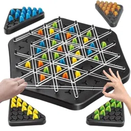 countrylink Triangle Chess, Geometric, Innovative Rubber Board Portable Travel-Friendly Fun-picture-28