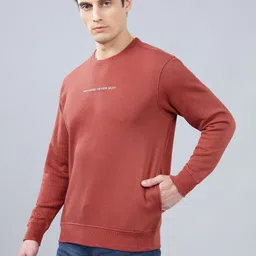 cantabil Men Full Sleeve Solid Sweatshirt image 3
