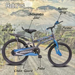 lsn rides 20T RODGER BLUE FOR KIDS 20 T (inch) BMX Cycle image 2