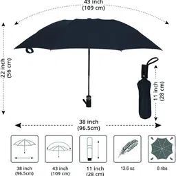 kartona 3 Fold with Auto Open and Close UV Umbrella image 3
