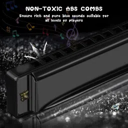 dardris Harmonica Mouth Organ Musical Instrument Titanium Copper Core C KEY image 5