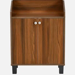 nilkamal Aze Shoe Cabinet in Classic Walnut Finish image 4