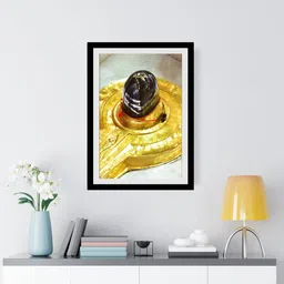 jog craft kashi vishwanath photo frame, vishwanath mandir photo frame Digital Reprint 14 inch x 10 inch Painting image 3