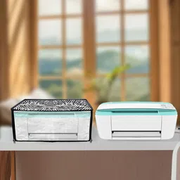 JMT Printer Cover For HP Deskjet 3776 All in One Printer (Zebra Print) Printer Cover image 3
