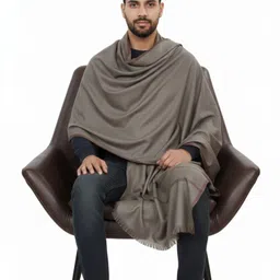 KAVIM Wool Self Design Men Shawl image 2