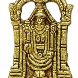 spilbox Brass VDM Perumal Statue|Tirupati Balaji Pital Statue|Home&Office Decor Decorative Showpiece - 6.5 cm image 4