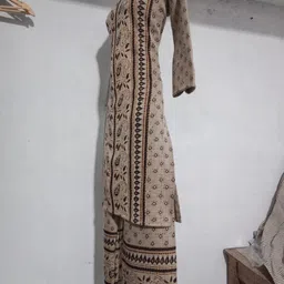 ganric Women Wool Kurta Palazzo Set image 3