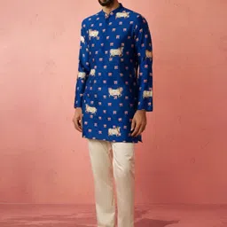 vastramay Men Viscose Rayon Kurta Pyjama Set image 1