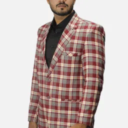 gargian master cut Men Self Design Single Breasted Formal, Party Blazer image 2