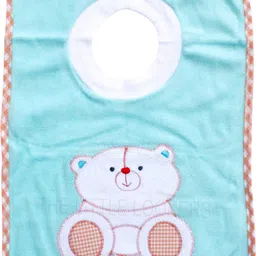the little lookers Cotton Baby Bibs with Comfortable T-Shirt Neck For Bottle Feeding & Breast Feeding | Double Layered Skins For Quick Absorption & Fast Drying image 5