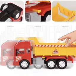 mirtonics Unbreakable Big Size Dumper Truck Toys Construction Set Truck Toy for Kids image 5