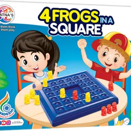 ratnas 4 Frog in a Square Game (1203) Party & Fun Board Game image 1