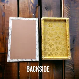 mba tokri vala Hardwood Decorative Tray For Gifts, Saree Packing,Wedding Paper Decorative Platter image 4