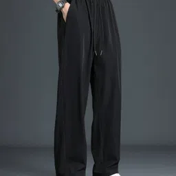progeny Men Solid Black Track Pants-picture-13