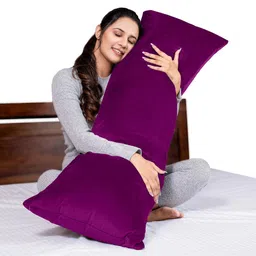 my armor Full Body Microfibre 53 x 16 Inch Pillow in Purple Colour image 2