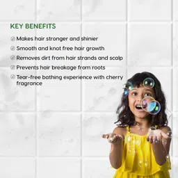 shushu babies Cheeky Cherry Shampoo & Conditioner | For Kids (4-12 Years)| pack of-2 (2x200ml) image 4