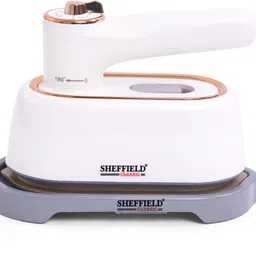 2 in 1 Mini Steam Iron For Clothes Horizontal & Vertical Use | 180° Rotating 1000 W Garment Steamer-image-33