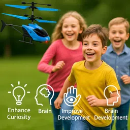 mickmart Remote Control Gravity Sensor Helicopter Toy with 3D Lights & Safety Flight image 3