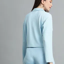 kotty Women Solid Single Breasted Casual Blazer image 4