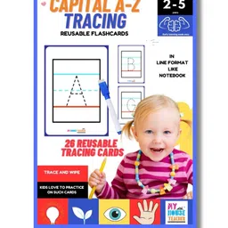 My House Teacher Kids Capital A to Z Alphabet Tracing Reusable Flashcards-picture-14