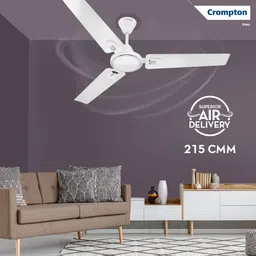 crompton SB Hill Briz Neo 48 1S 1 Star 1200 3 Blade Ceiling Fan image 5