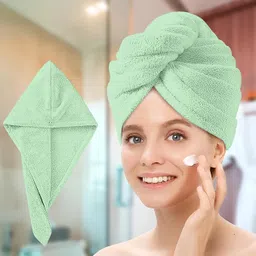 cotton bolls textiles Microfiber 280 GSM Hair Towel image 3