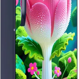 parthdecore 49 inch Fridge Single Door Wallpaper Sticker Wrap For Refrigerator (Size 24x49 inch) Self Adhesive Sticker image 2