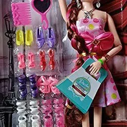 mmasskids joint moveable Dazzling Doll (Multi color) image 1