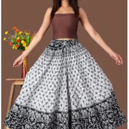 tankaviss Women Printed Regular White Skirt-picture-20