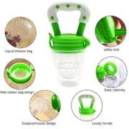 hidden beauty P13 Baby Fruit Nibble Silicon Fruit/Juice Feeder nipple Feeder (pack of 2) Teether and Feeder-picture-10