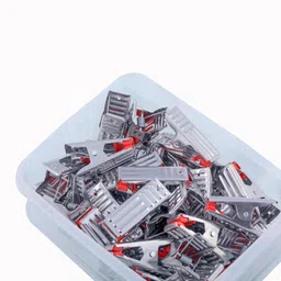 24 PCs Heavy Duty Rust Free Cloth Peg Clothes Clip Cloth Drying Pins for Hanger Stainless Steel Cloth Clips-image-19