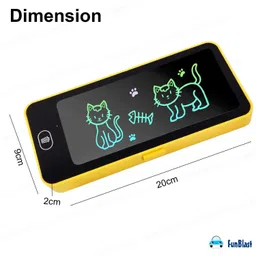 kidzblend 2 In 1 Pencil case Cum Educational LCD Tablet for Kids with Pen image 2