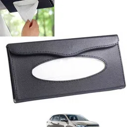 ccmm Universal Leatherite Black Rectangle Tissue Paper Box/Dispencer For Car-157 Vehicle Tissue Dispenser-picture-12