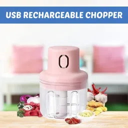 sacro Chopper (Electric Rechargeable Chopper) for Kitchen Vegetable Garlic Onion Q79 Electric Vegetable & Fruit Chopper-picture-19