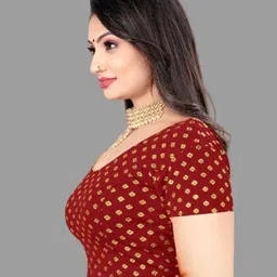 priyanka traders Round Neck Women Blouse image 4