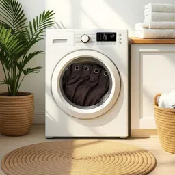 lalora 150 cm (5 ft) Window Velvet Blackout Curtain (Pack Of 2) image 4