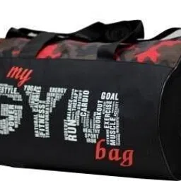 emmcraz my red gym bag with gallon bottle with wrist band and gym gloves Home Fitness Kit image 2