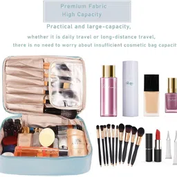 forkl Women Blue Cosmetic Bag image 3