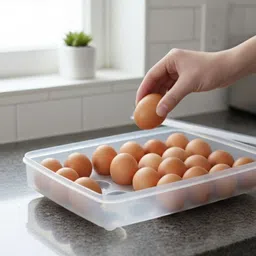 maxtid Plastic 24 Grid Egg Box Plastic Storage Tray for Fresh Eggs Storage Basket-picture-41