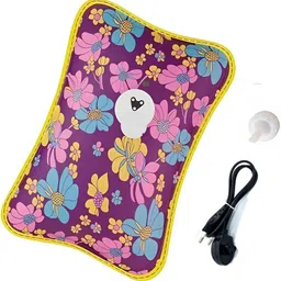 ukarto Electric Hot Water Bag with Heating Pad For Joints, Periods Pain Relief Warm Bag Electrical 1 L Hot Water Bag-picture-16
