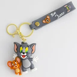 syshri Double Hook Cute 3D Keychain – Cartoon Couple for Kids & Adults ZX1 Key Chain image 3