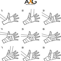 axg new goal Superlative Boxing Hand Wrap 106 inch Boxing Hand Wrap image 4