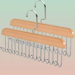 veynax 8-Hook Timber Organizer – Headwear Tote & Top Wooden Shirt Pack of 2 Hangers For Shirt-picture-10